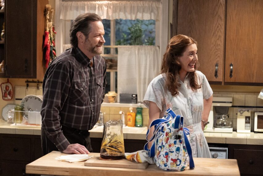 Matt Letscher and Zoe Perry in 'Georgie & Mandy's First Marriage' Season 2