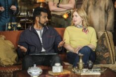 Utkarsh Ambudkar and Rose McIver in 'Ghosts' Season 5 finale