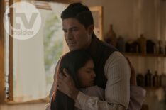 Meegwun Fairbrother and Alyssa Wapanatahk in 'Little House on the Prairie' Season 1