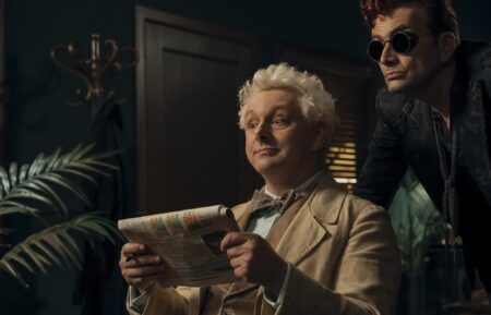 Michael Sheen as Aziraphale and David Tennant as Crowley — 'Good Omens' 3
