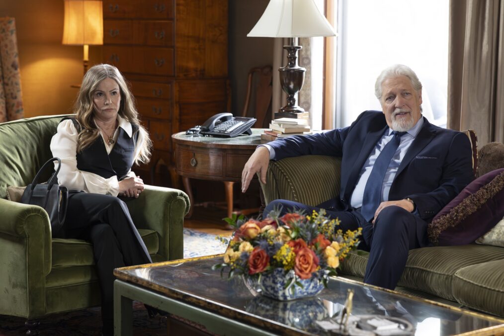 Jennifer Jason Leigh and Clancy Brown in 'High Potential' Season 2