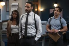 Javicia Leslie, Daniel Sunjata, and Deniz Akdeniz in 'High Potential'