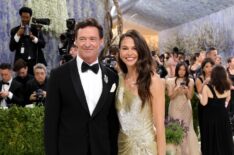 Hugh Jackman and Sutton Foster attend the 2026 Met Gala celebrating 'Costume Art' at the Metropolitan Museum of Art on May 04, 2026 in New York City.