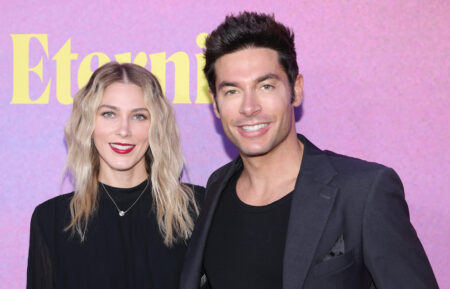 Lexi Sundin and Andrea Denver attend A24's "Eternity" screening