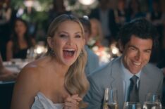 Kate Hudson as Isla Gordon and Max Greenfield as Lev Levinson in 'Running Point' Season 2