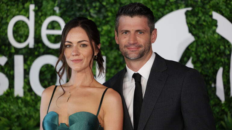 Alexandra Park and James Lafferty attend the "Everyone Is Doing Great" photocall during the 62nd Monte Carlo TV Festival on June 18, 2023 in Monte-Carlo, Monaco
