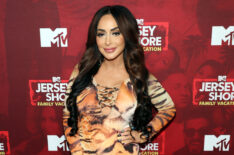 Angelina Pivarnick attends the Jersey Shore Family Vacation Premiere at Marquee New York on April 23, 2026 in New York City