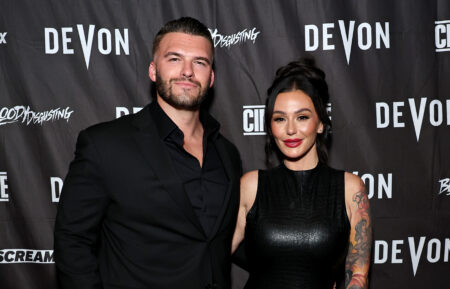 Zack Clayton Carpinello and Jenni “JWoww” Farley attend the 