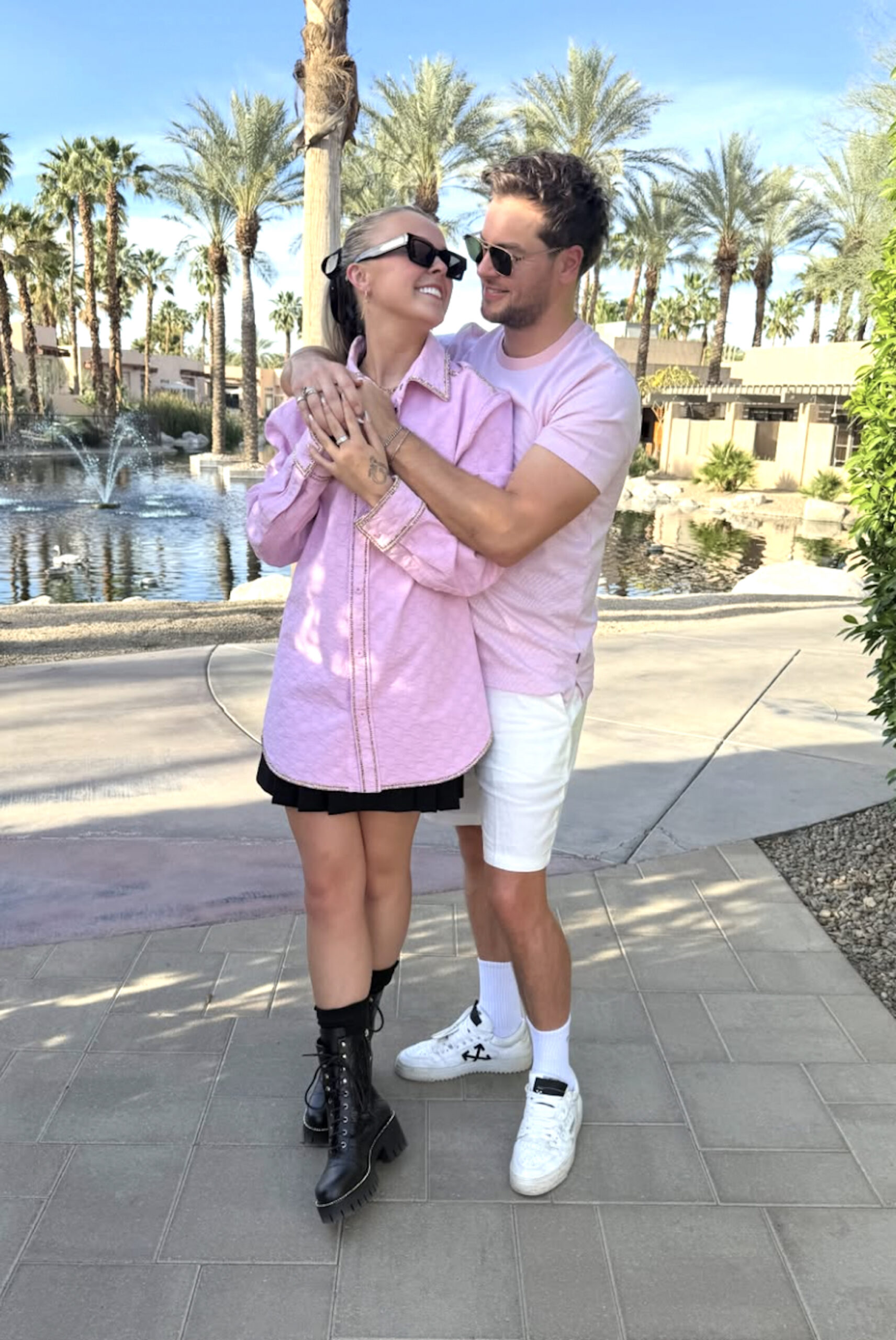 JoJo Siwa and Chris Hughes