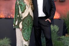 Monica Fonseca and Juan Pablo Raba attend Paramount+'s 'Dutton Ranch' New York Premiere at AMC Lincoln Square 13 on May 12, 2026 in New York City.