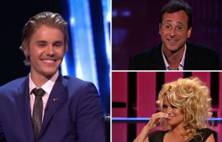 Justin Bieber, Bob Saget, and Pamela Anderson at their Comedy Central roasts