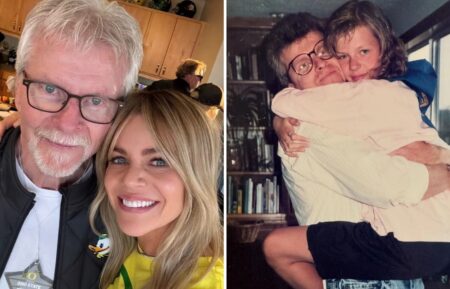Kaitlin Olson and her dad Don Olson