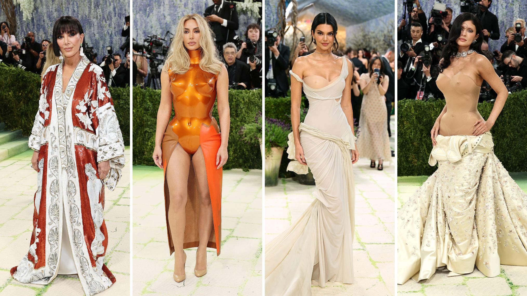 Kris Jenner, Kim Kardashian, Kendall Jenner and Kylie Jenner at the 2026 Met Gala