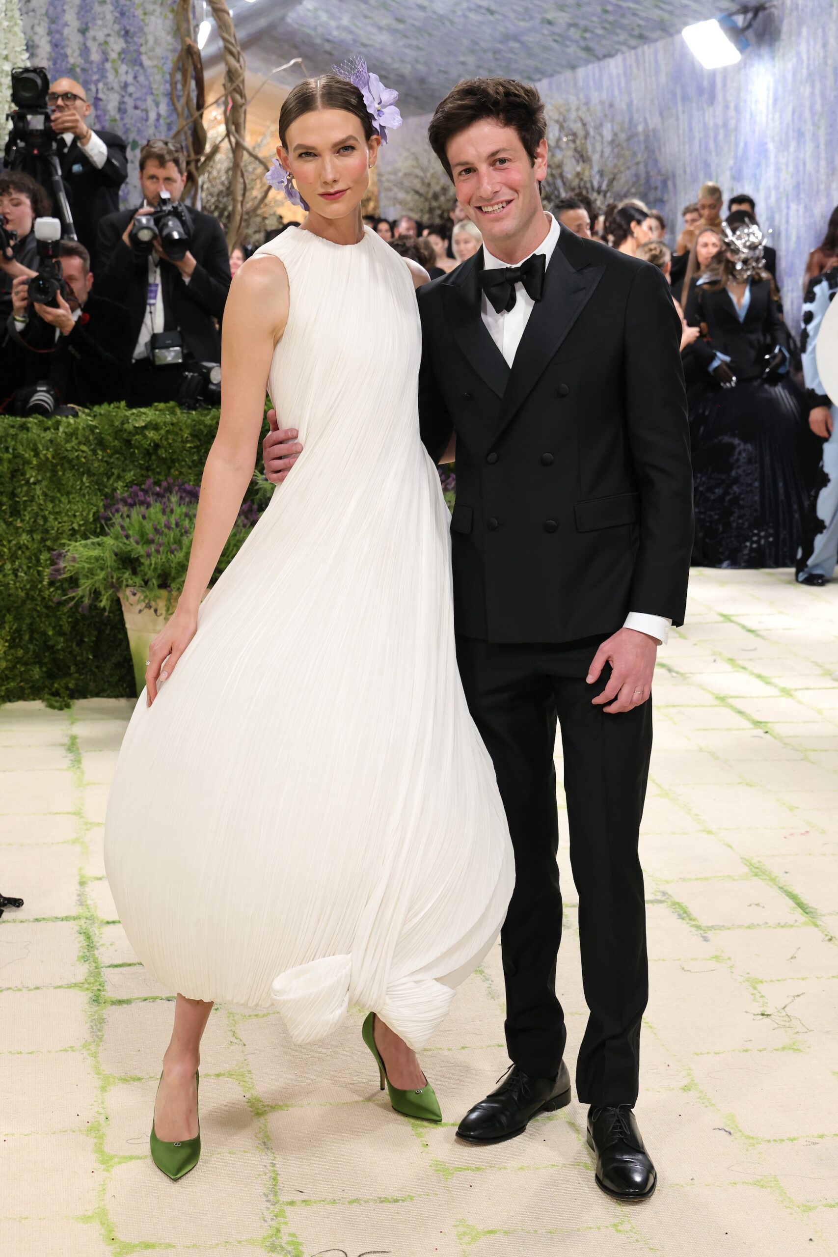 Karlie Kloss and Joshua Kushner attend the 2026 Met Gala celebrating 