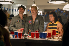 Beau Maxwell (Khobe Clarke), Dean Di Laurentis (Stephen Thomas Kalyn) and John Tucker (Jalen Thomas Brooks) in 'Off Campus' Season 1