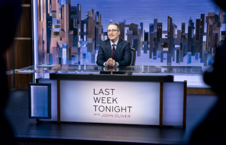 John Oliver hosting 'Last Week Tonight With John Oliver'