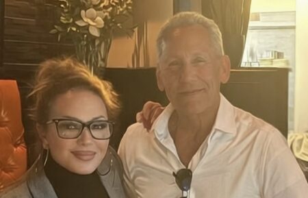 Leah Remini and Angelo Pagan
