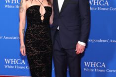 Lena Headey and Marc Menchaca attend the 2023 White House Correspondents' Association Dinner at Washington Hilton on April 29, 2023 in Washington, DC. (