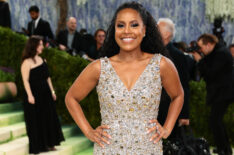Sheinelle Jones attends the 2026 Met Gala celebrating 'Costume Art' at the Metropolitan Museum of Art on May 04, 2026 in New York City