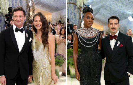 Hugh Jackman, Sutton Foster, Venus Williams, and Andrea Preti at the 2026 Met Gala