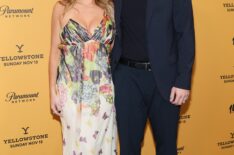 Natalie Alyn Lind and Kai Caster attends Paramount's 'Yellowstone' Season 5 New York Premiere at Walter Reade Theater on November 03, 2022 in New York City.