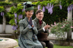 Indira Varma and Richard Coyle as Mr. and Mrs. Gardiner in 'The Other Bennet Sister'