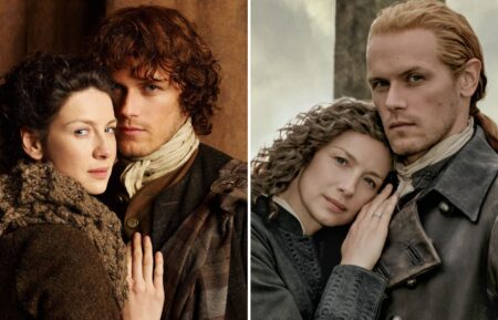 Caitriona Balfe and Sam Heughan in 'Outlander'