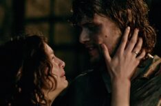 Caitriona Balfe and Sam Heughan in 'Outlander' Season 1