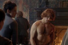 Sam Heughan and Caitriona Balfe in 'Outlander' Season 3