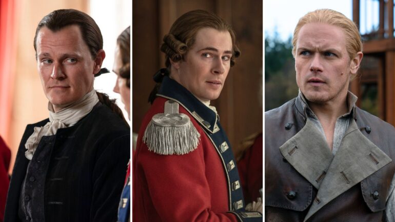 Michael Lindall, David Berry, and Sam Heughan of 'Outlander'