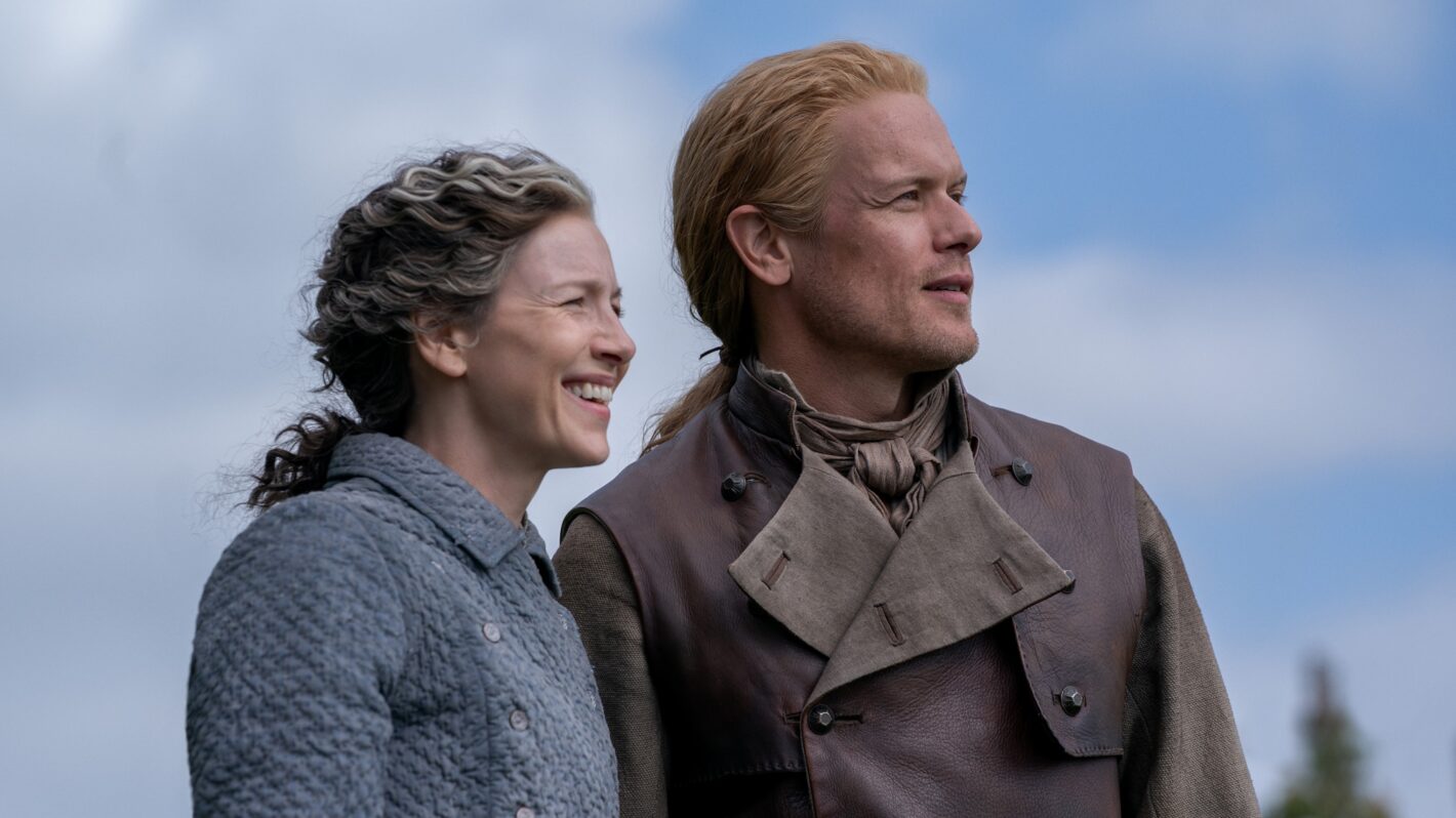 Caitriona Balfe and Sam Heughan in 'Outlander' Season 8