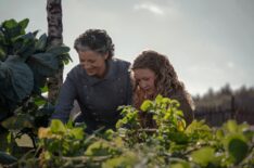Caitriona Balfe and Florrie May Wilkinson in 'Outlander' Season 8