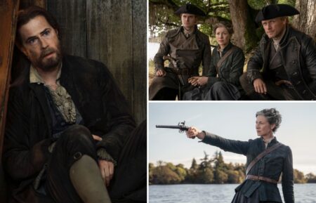 David Berry, Charles Vandervaart, Caitriona Balfe, and Sam Heughan in 'Outlander' Season 8