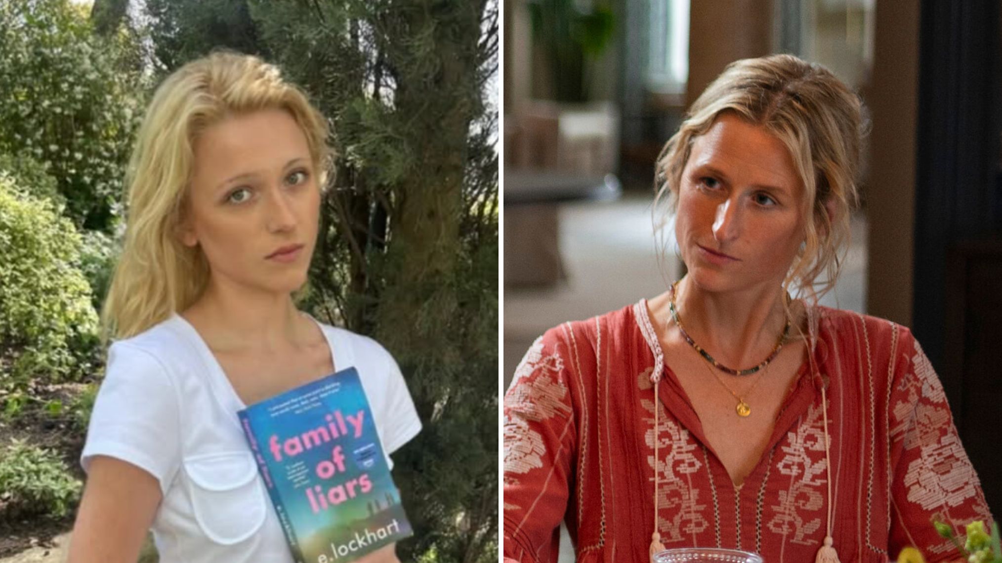 Parker Lapaine and Mamie Gummer as Carrie in 'We Were Liars'