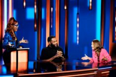 PASSWORD -- Episode 301 -- Pictured: (l-r) Keke Palmer, Anthony Anderson, and a contestant --