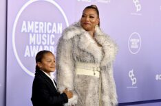 Rebel Nichols Owens and Queen Latifah attend the 52nd American Music Awards at MGM Grand Garden Arena on May 25, 2026 in Las Vegas, Nevada.