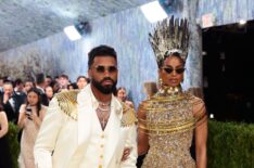 Russell Wilson and Ciara attend the 2026 Met Gala celebrating 'Costume Art' at the Metropolitan Museum of Art on May 04, 2026 in New York City.