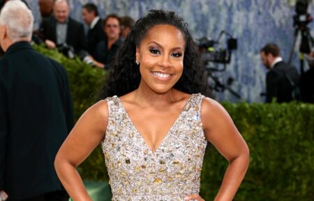 NEW YORK, NEW YORK - MAY 04: Sheinelle Jones attends the 2026 Met Gala celebrating 