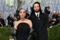 Ayesha Curry and Stephen Curry attend the 2026 Met Gala celebrating 'Costume Art' at the Metropolitan Museum of Art on May 04, 2026 in New York City.