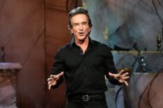 Jeff Probst in the Survivor 50 live finale