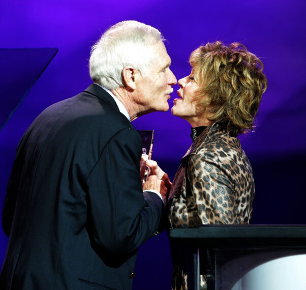 Ted Turner (L) and actress Jane Fonda attend the 20th annual Enviornmental Media Association Awards at Warner Brothers Studios on October 16, 2010 in Burbank, California