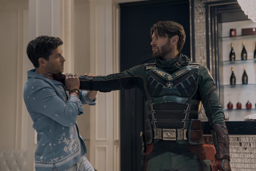 Misha Collins as Malchemical, Jensen Ackles as Soldier Boy — 'The Boys'