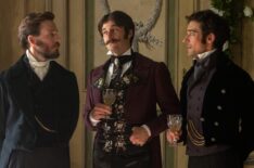 Edmond Dantès (Sam Claflin), Vampa (Lino Guanciale), Danglars (Blake Ritson) in 'The Count of Monte Cristo' finale on PBS