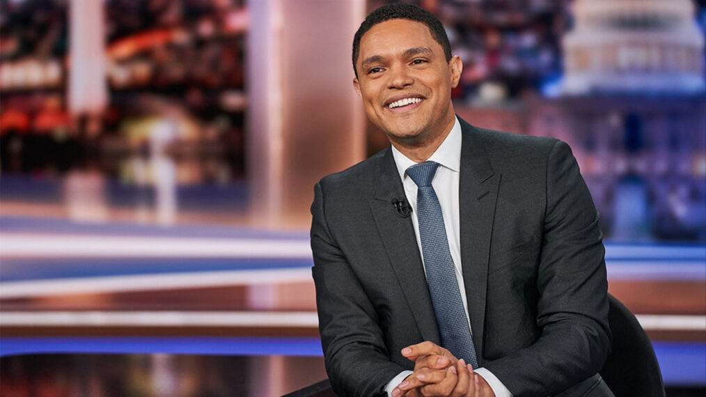Trevor Noah hosting 'The Daily Show With Trevor Noah'