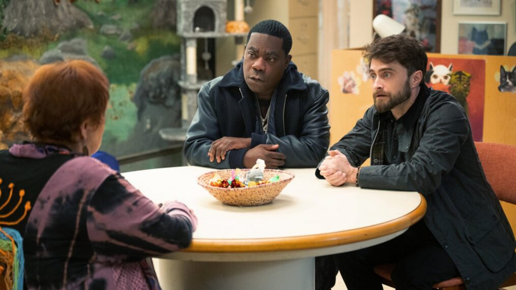 Tracy Morgan and Daniel Radcliffe in 'The Rise and Fall of Reggie Dinkins'