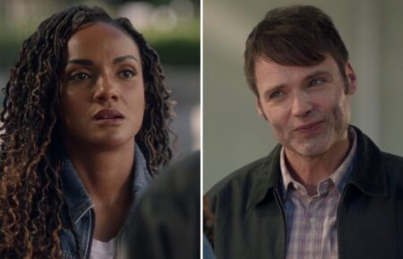Mekia Cox as Nyla, Seth Gabel as Glasser — 'The Rookie' Season 8 Episode 11