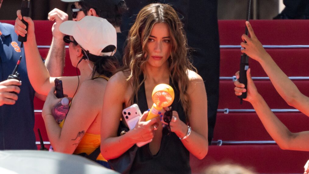 Chloe Bennet filming 'The White Lotus' Season 4