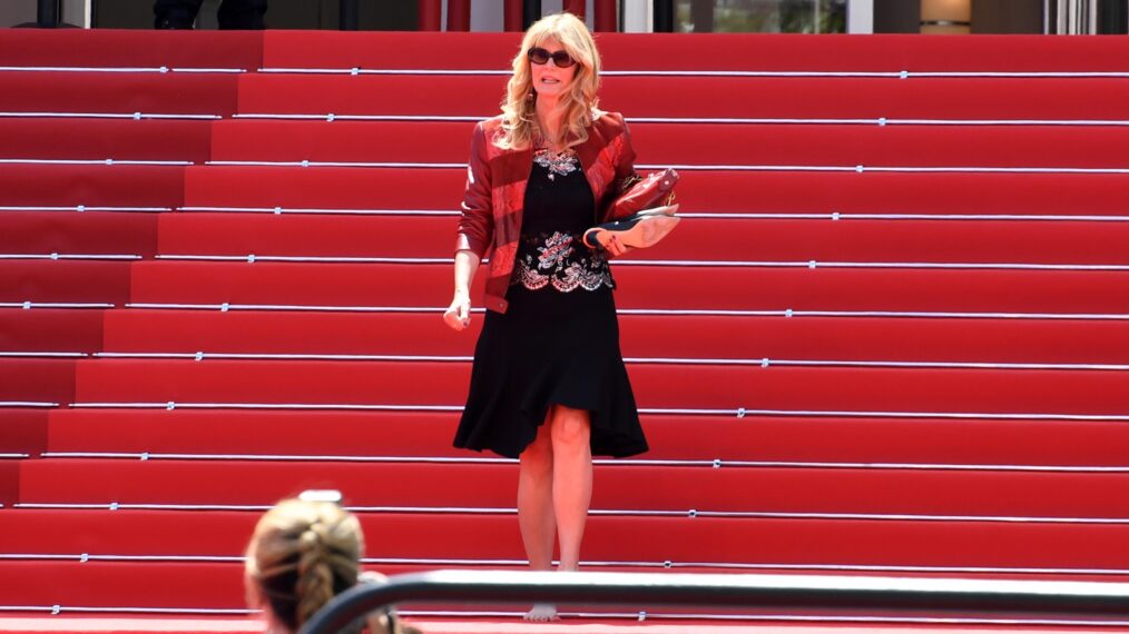 Laura Dern filming 'The White Lotus' Season 4
