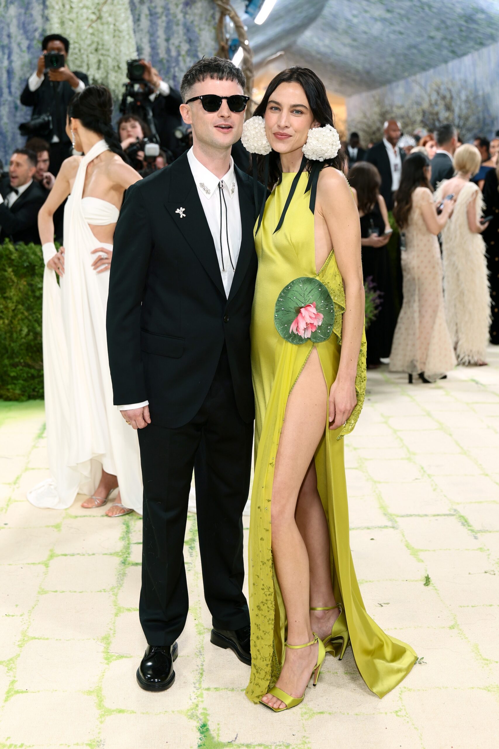 Tom Sturridge and Alexa Chung attend the 2026 Met Gala celebrating 