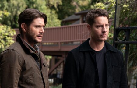 Jensen Ackles as Russell Shaw and Justin Hartley as Colter Shaw — 'Tracker' Season 3 Episode 21 "Chrono Stasis"